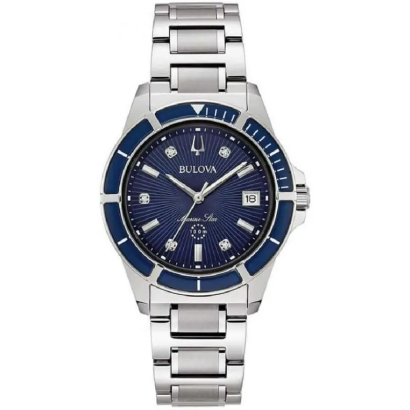 Bulova Women's Marine Star 34mm Quartz Watch 96P237 sold by Ruumur