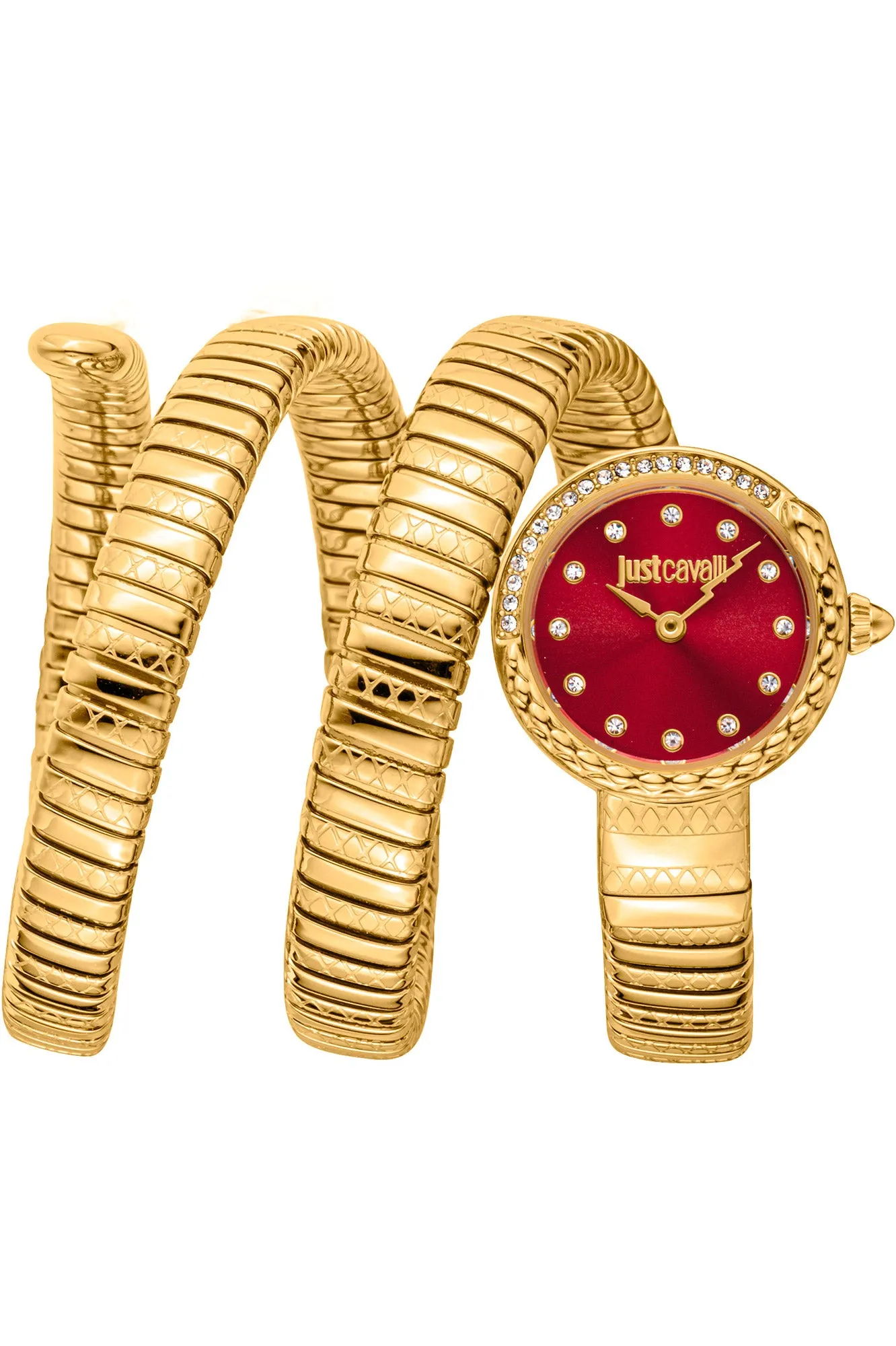 Just Cavalli Women's Signature Snake 23mm Quartz Watch JC1L302M0035 sold by Ruumur