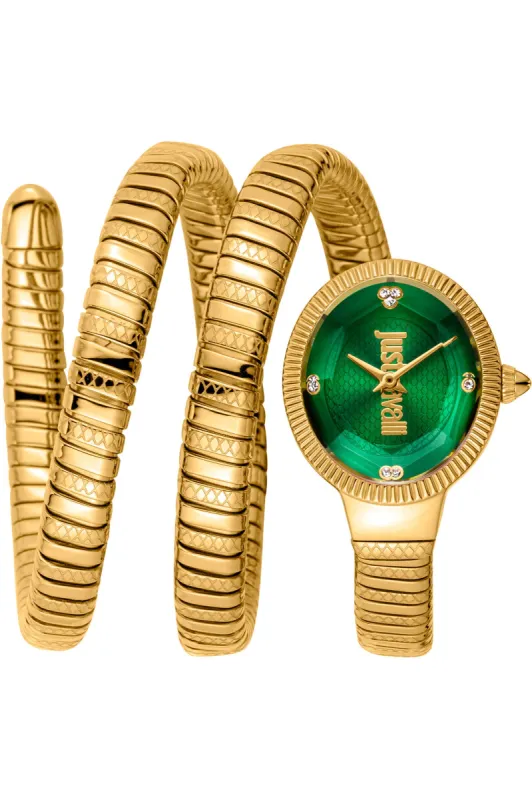 Just Cavalli Women's Signature Snake 22mm Quartz Watch JC1L269M0035 sold by Ruumur