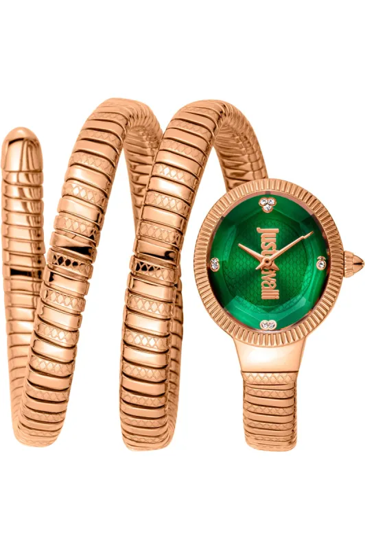 Just Cavalli Women's Signature Snake 22mm Quartz Watch JC1L269M0045 made by Ruumur