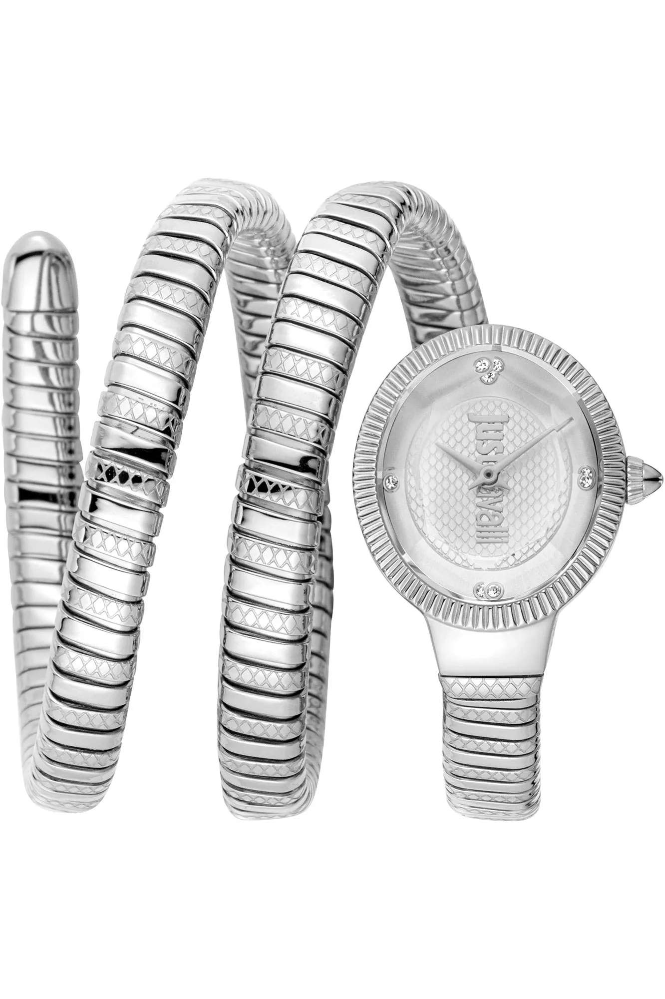 Just Cavalli Women's Signature Snake 22mm Quartz Watch JC1L269M0015 sold by Ruumur