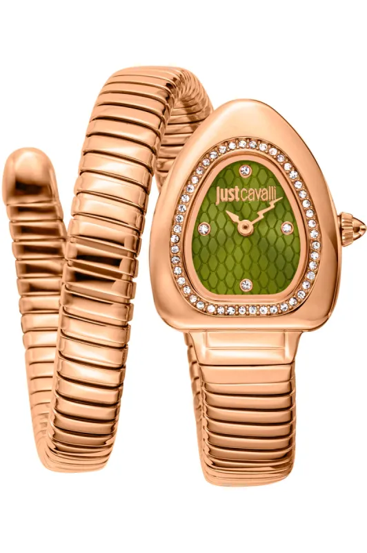 Just Cavalli Women's Signature Snake 22mm Quartz Watch JC1L249M0045 sold by Ruumur