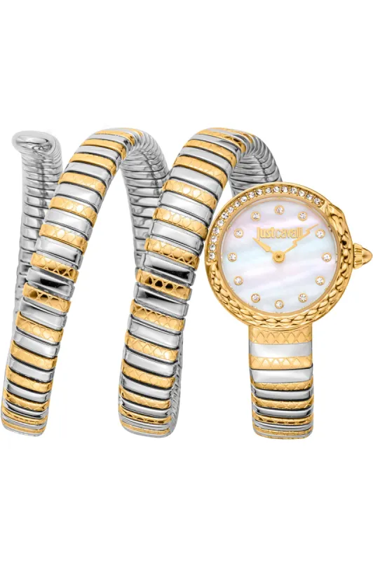 Just Cavalli Women's Signature Snake 23mm Quartz Watch JC1L302M0055 sold by Ruumur