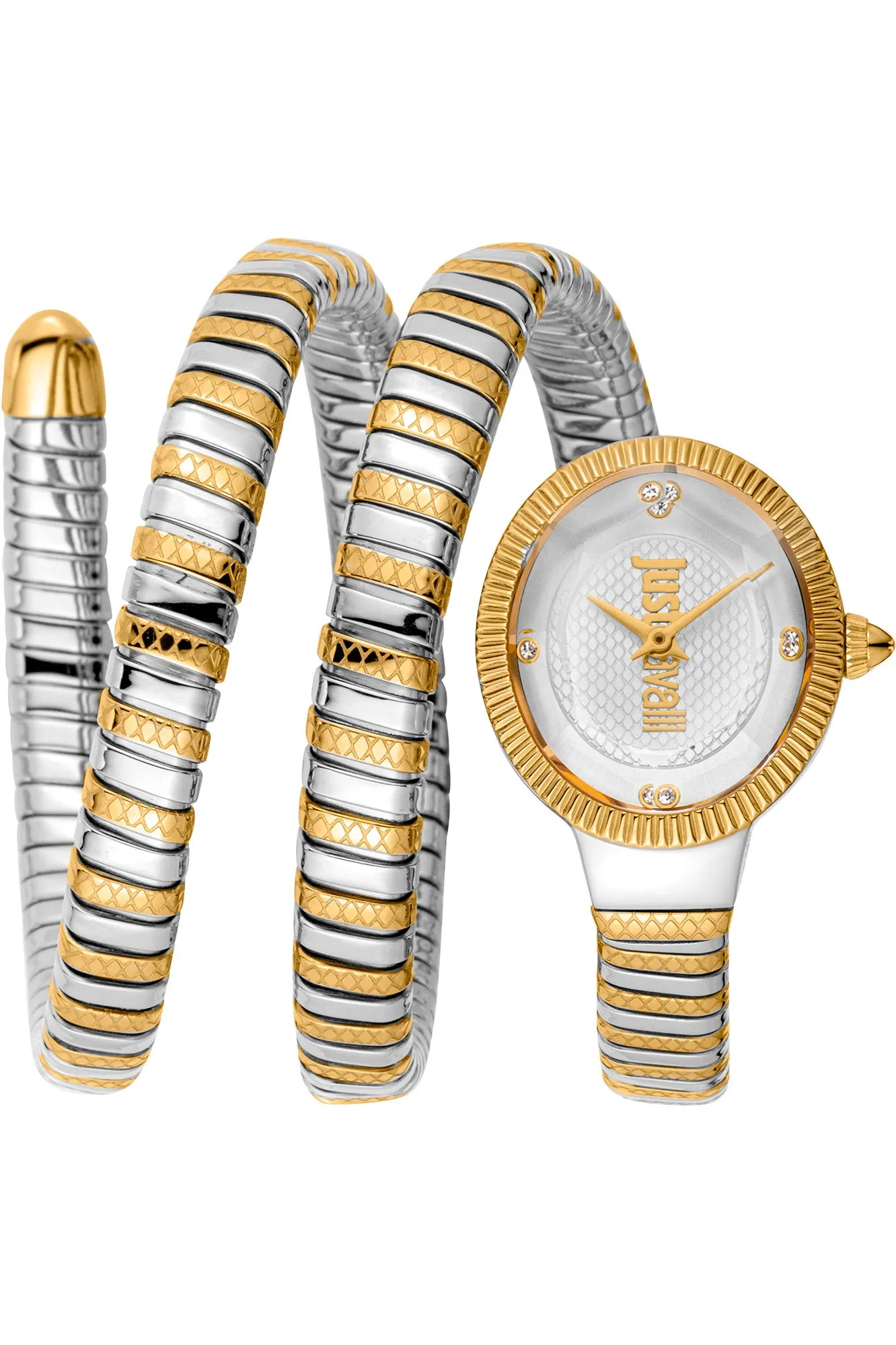 Just Cavalli Women's Signature Snake 22mm Quartz Watch JC1L269M0055 sold by Ruumur