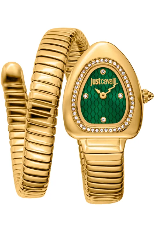 Just Cavalli Women's Signature Snake 22mm Quartz Watch JC1L249M0035 sold by Ruumur