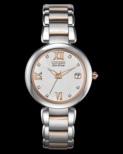 Citizen Women's Marne 33mm Solar Quartz Eco-Drive Watch EO1116-57A sold by Ruumur