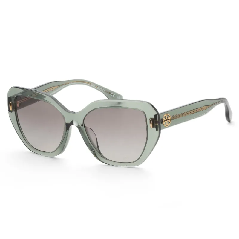 Tory Burch Women 55mm Transparent Sage Sunglasses TY7194U-194111-55 sold by Ruumur