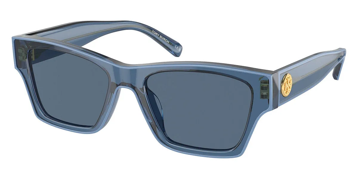 Tory Burch Women's 53mm Transparent Blue Sunglasses TY7207U-200380-53 sold by Ruumur