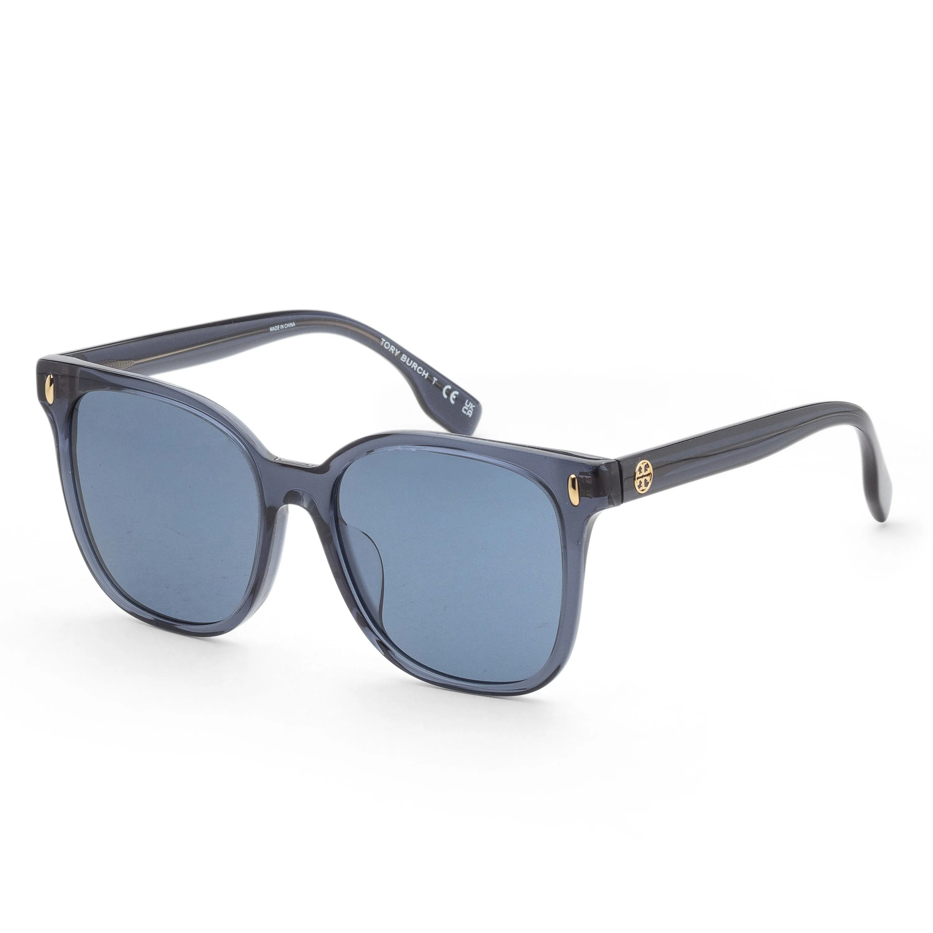 Tory Burch Women's 53mm Transparent Blue Sunglasses TY7203U-196380-53 sold by Ruumur