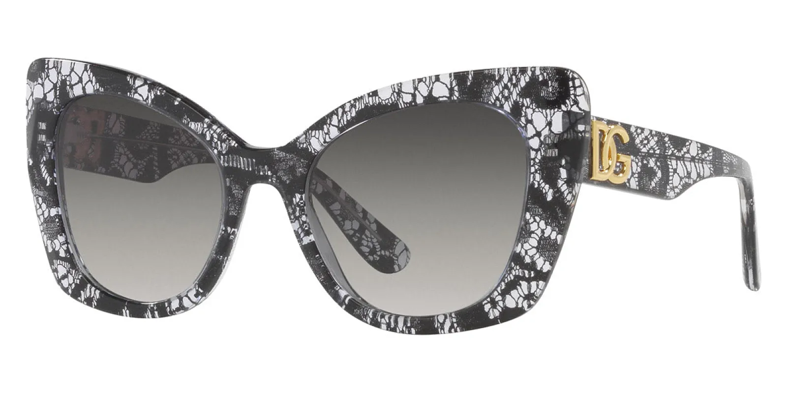Dolce & Gabbana Women's 53mm Black Lace Sunglasses DG4405-32878G-53 sold by Ruumur