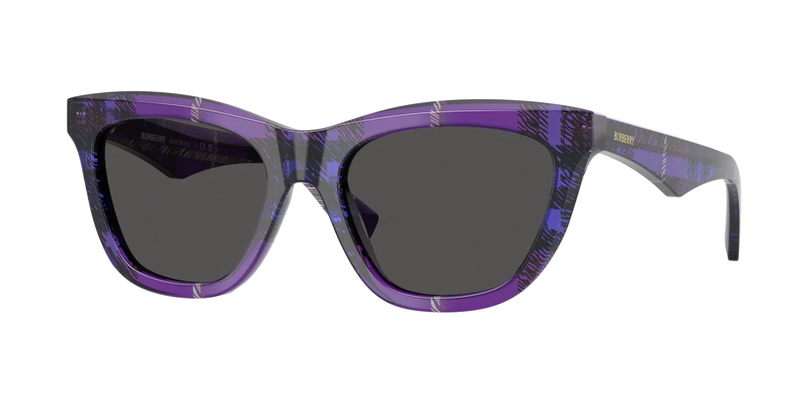 Burberry Women's 53mm Check Violet Sunglasses BE4435-411387-53 sold by Ruumur