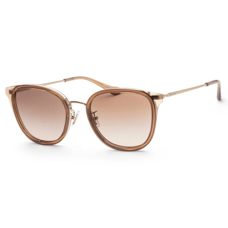 Coach Women's 54mm Light Gold/Brown Sunglasses HC7135-565413 sold by Ruumur