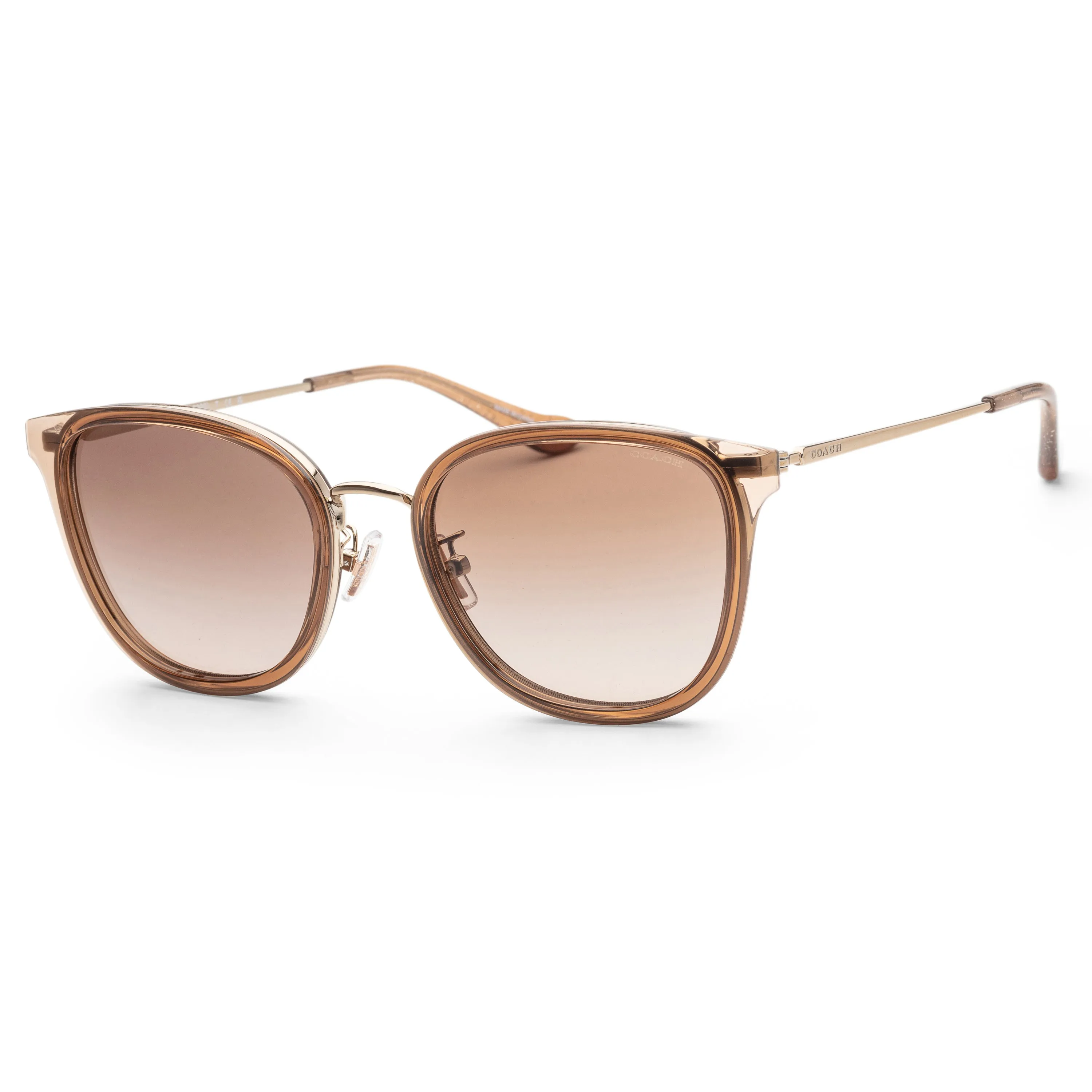 Coach Women's 54mm Light Gold/Brown Sunglasses HC7135-565413 sold by Ruumur