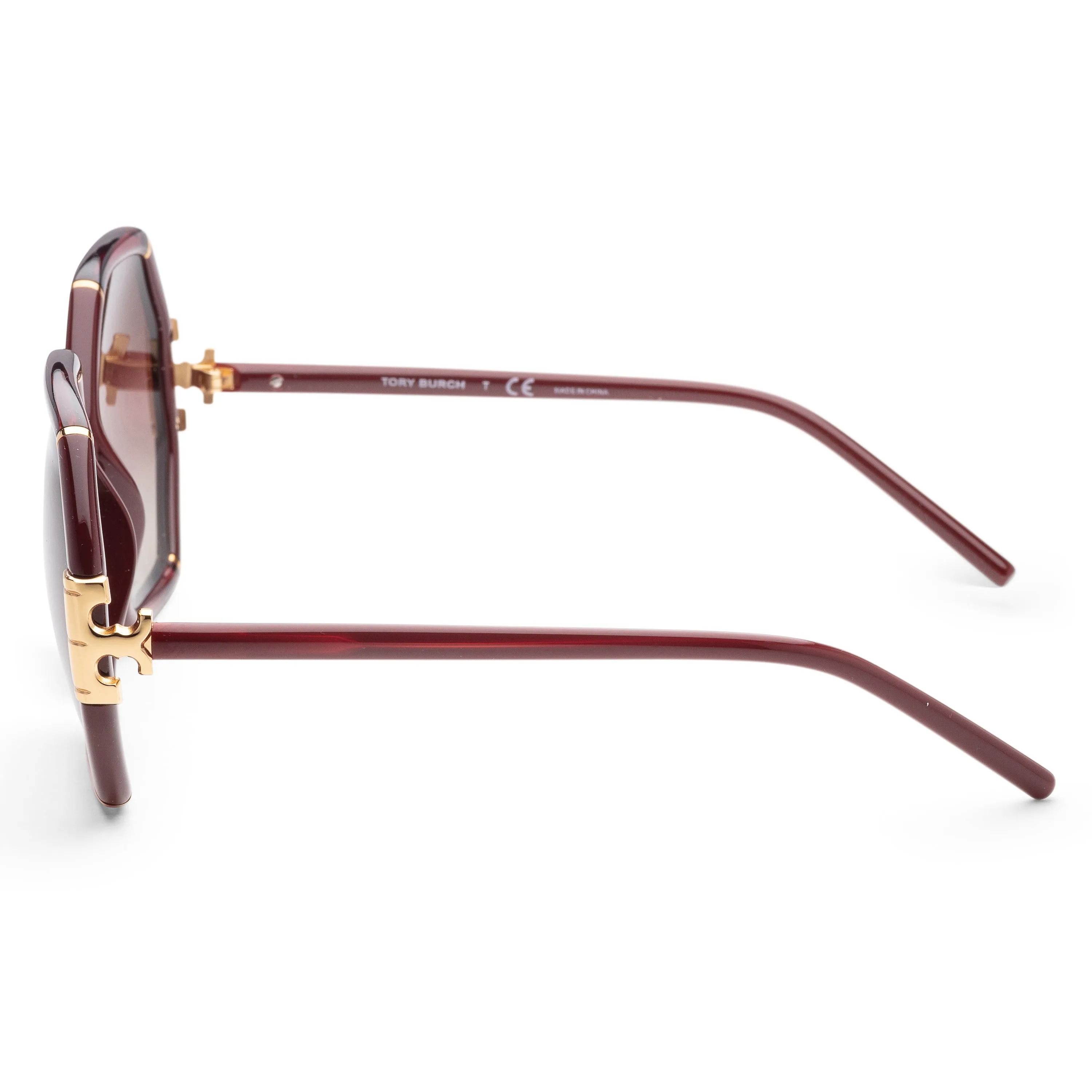 Tory Burch Women's 58mm Transparent Bordeaux/Bor Sunglasses TY9072U-1901E2 sold by Ruumur product image thumbnail 2