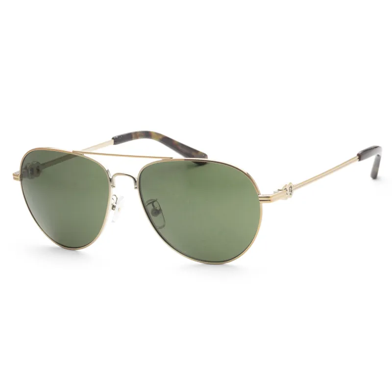Tory Burch Women's Shiny Gold Sunglasses TY6083-330171-58 sold by Ruumur