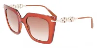 Ferragamo Women's 51mm Transparent Brown Sunglasses SF1041S-232-51 sold by Ruumur