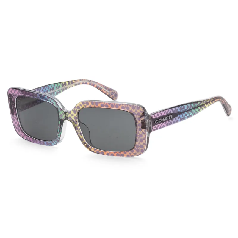 Coach Woman 54mm Rainbow Signature C Sunglasses HC8380U-583587-54 made by Ruumur