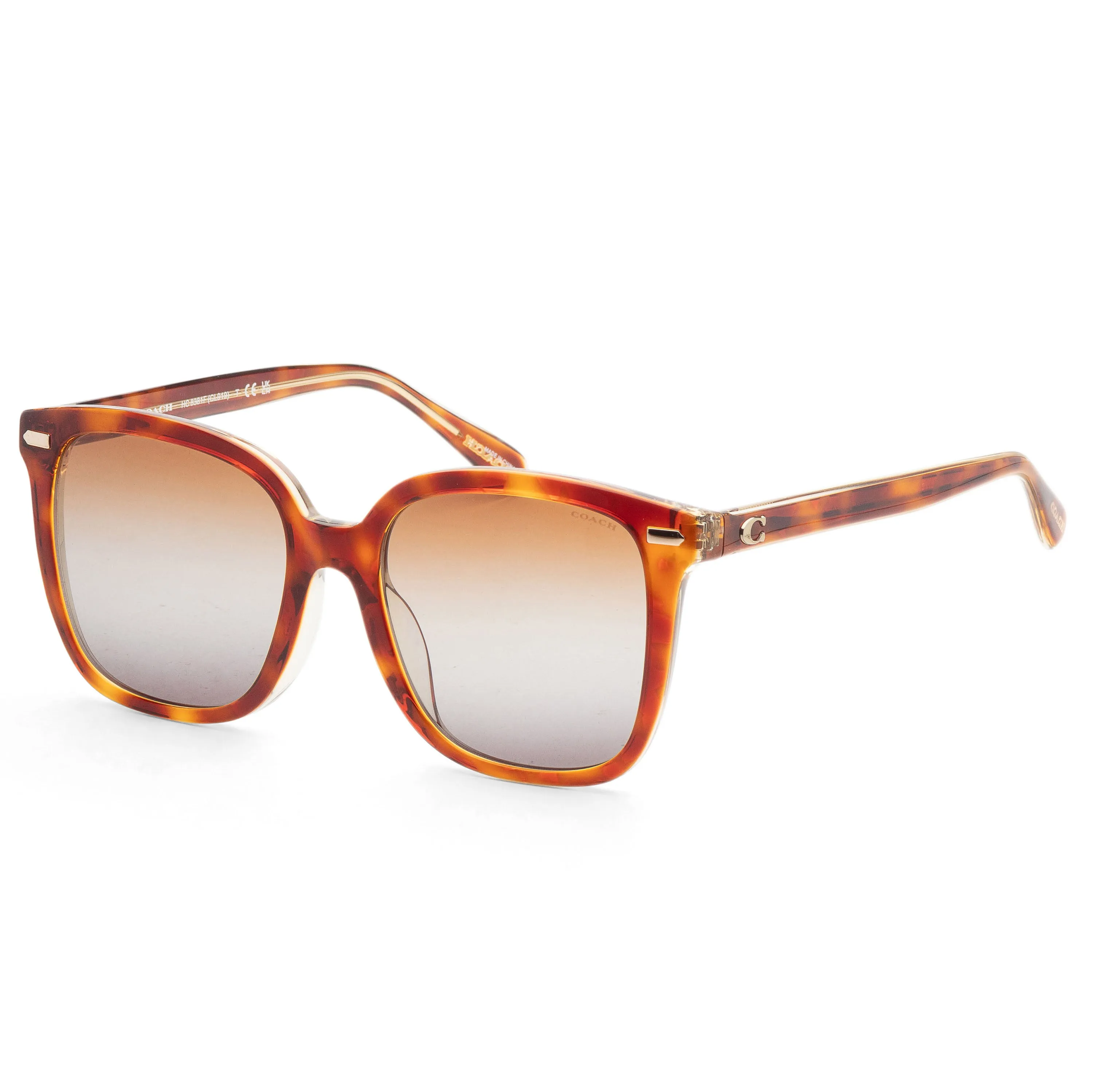 Coach Women's 56mm Dark Tortoise Canary Sunglasses HC8381F-57563J-56 sold by Ruumur