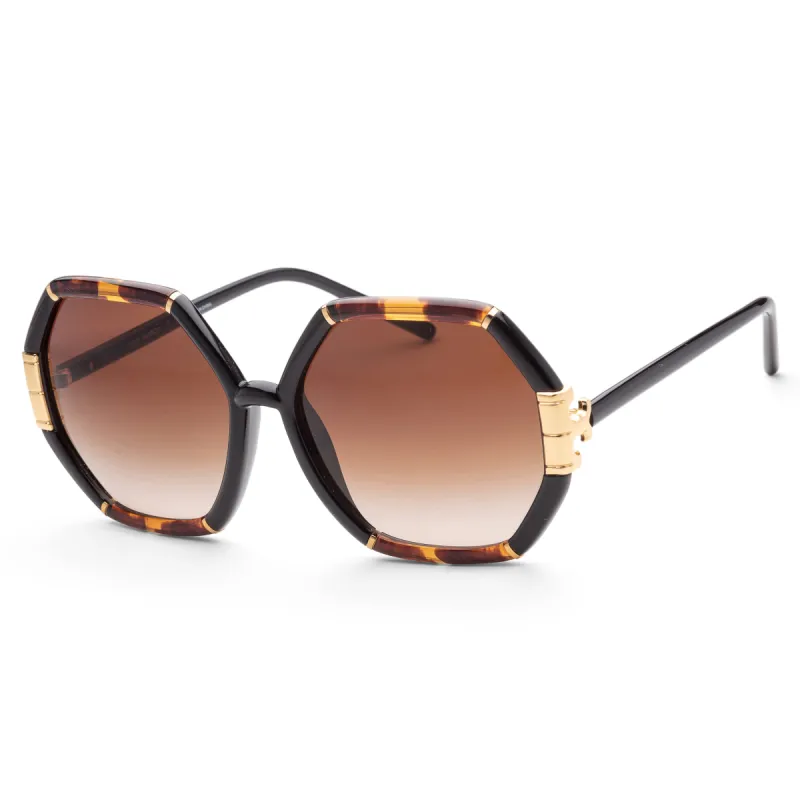 Tory Burch Women's 58mm Dark Tortoise Black Sunglasses TY9072U-189613 sold by Ruumur
