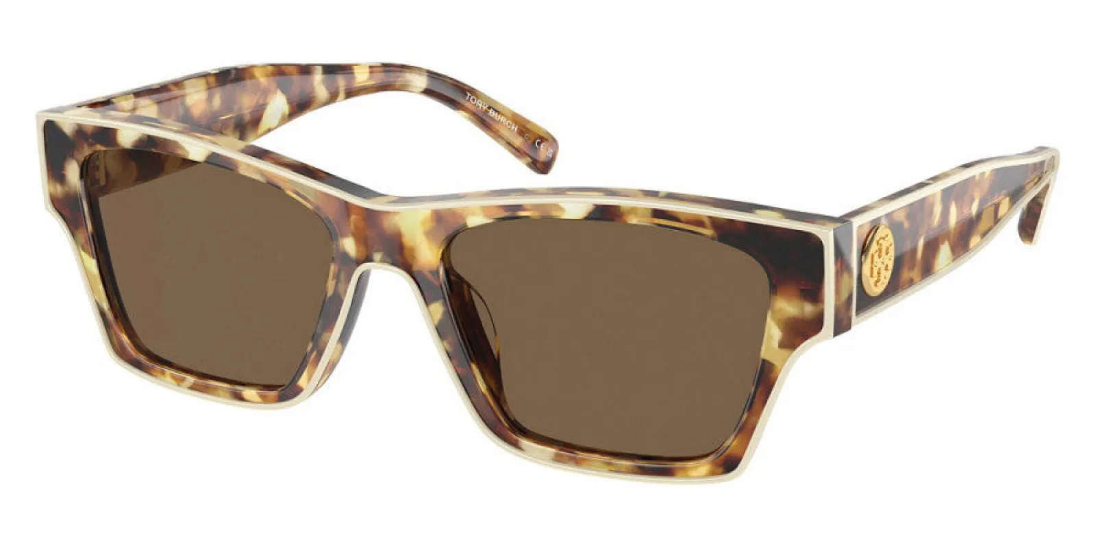 Tory Burch Woman 53mm Tortoise Ivory Sunglasses TY7207U-199873-53 sold by Ruumur