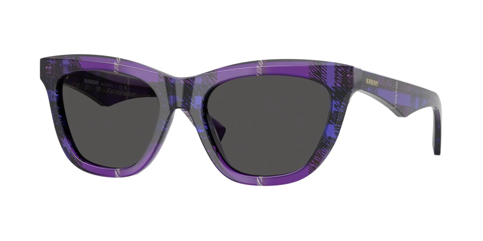 Burberry Women's 53mm Check Violet Sunglasses BE4435F-411387-53 sold by Ruumur