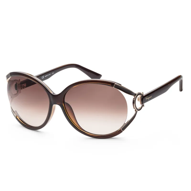 Ferragamo Women's SF600S-220 Fashion 61mm Dark Brown Sunglasses sold by Ruumur