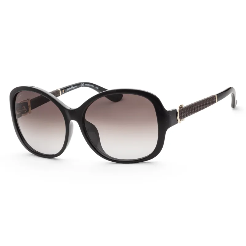 Ferragamo Women's Fashion 59mm Black Sunglasses sold by Ruumur