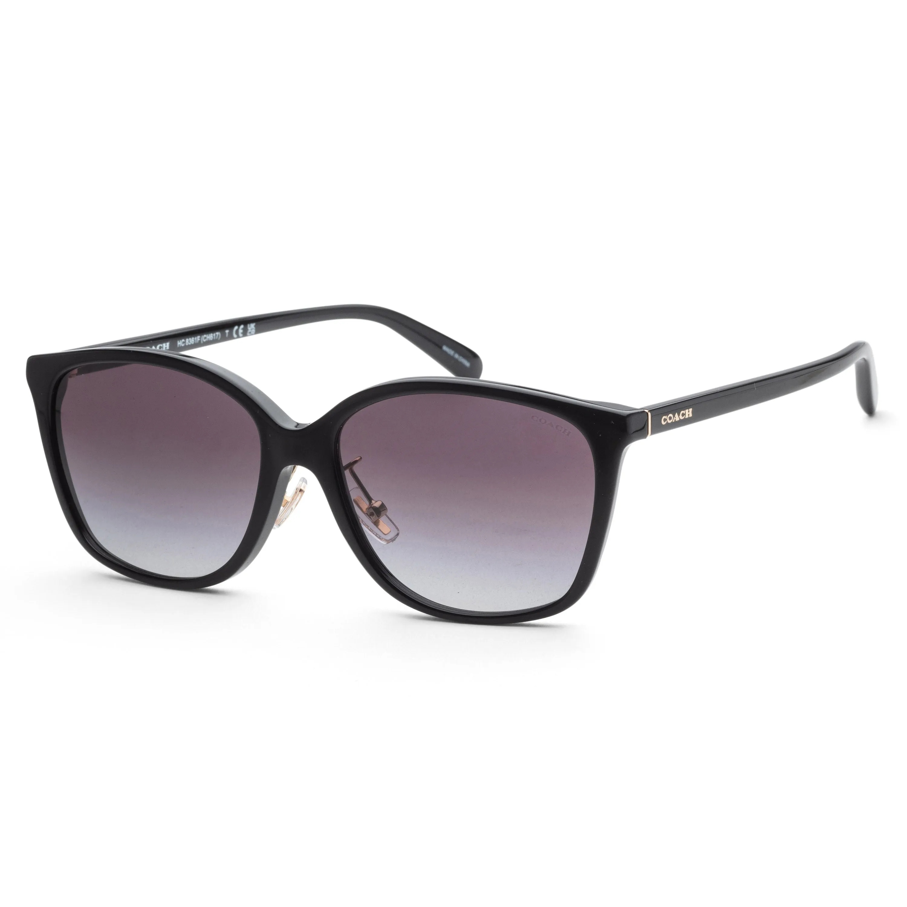 Coach Women's Fashion 57mm Black Sunglasses sold by Ruumur