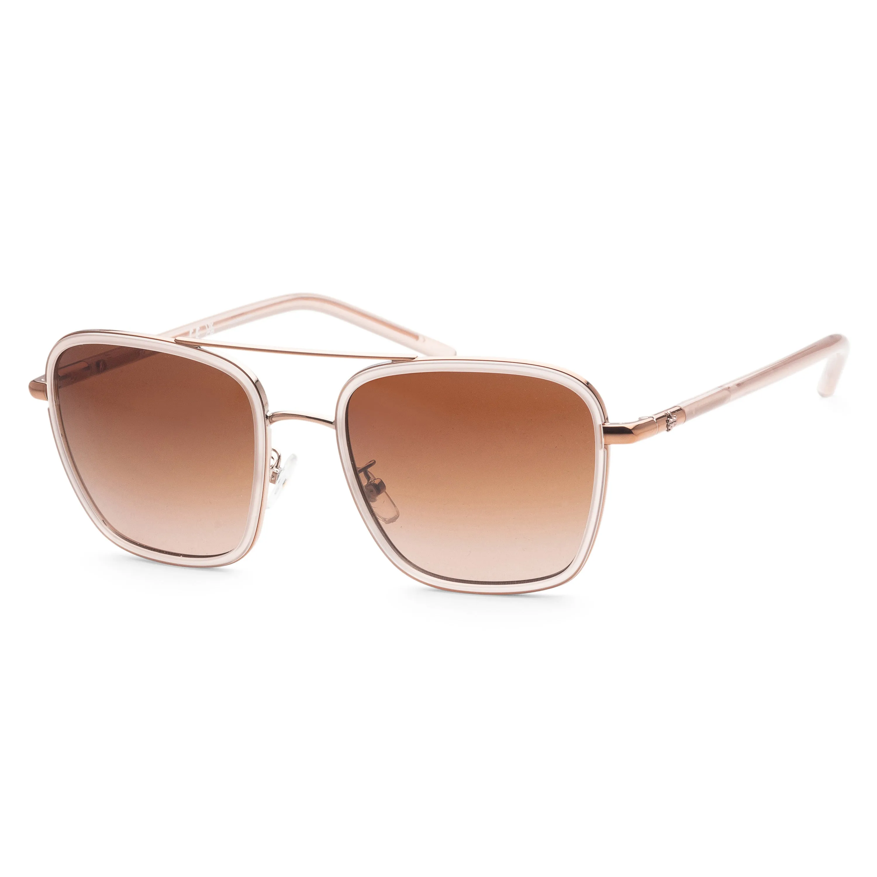 Tory Burch Women's 55mm Shiny Rose Gold/Milky Pink Sunglasses TY6090-332313 sold by Ruumur