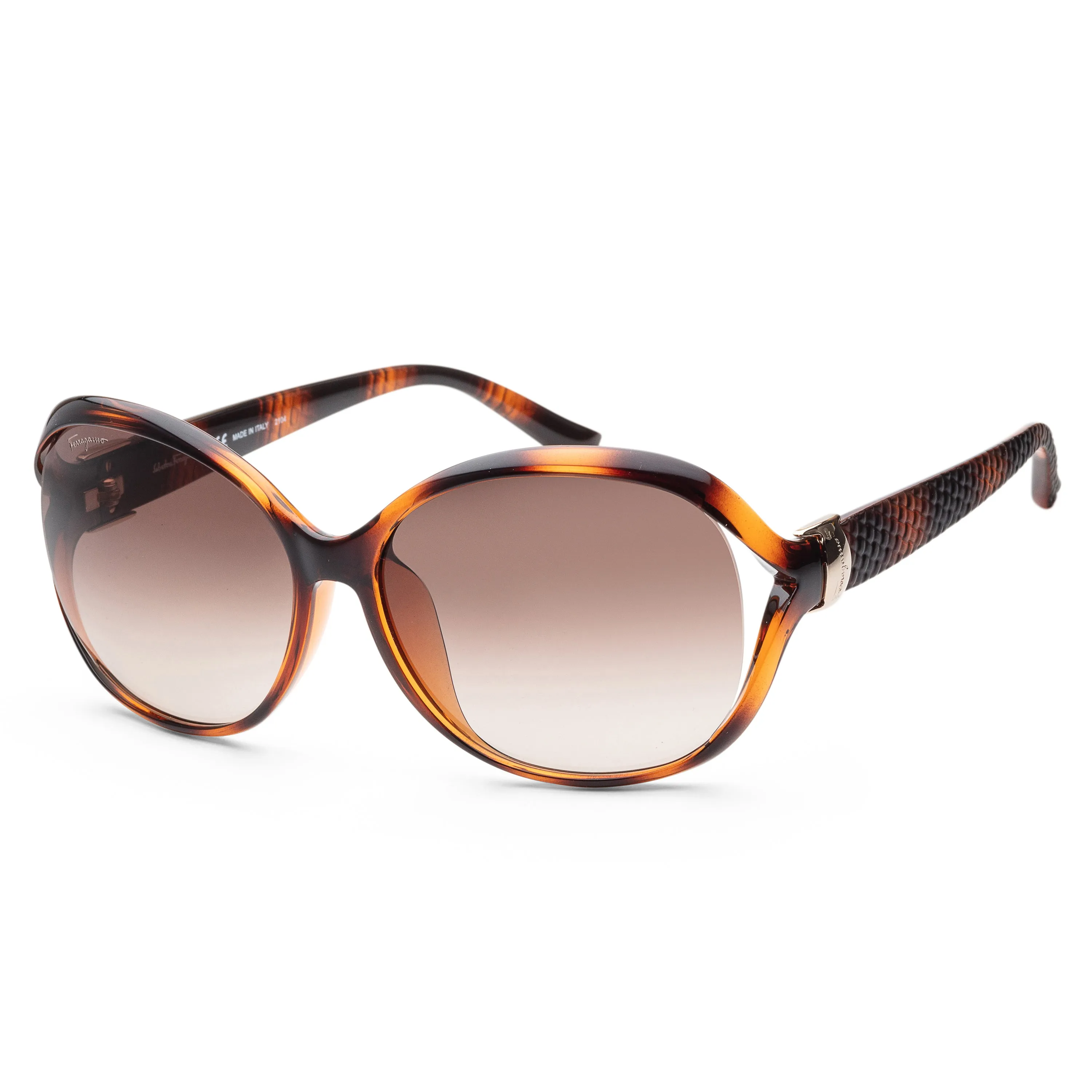 Ferragamo Women's SF770SA-214 Fashion 61mm Tortoise Sunglasses sold by Ruumur