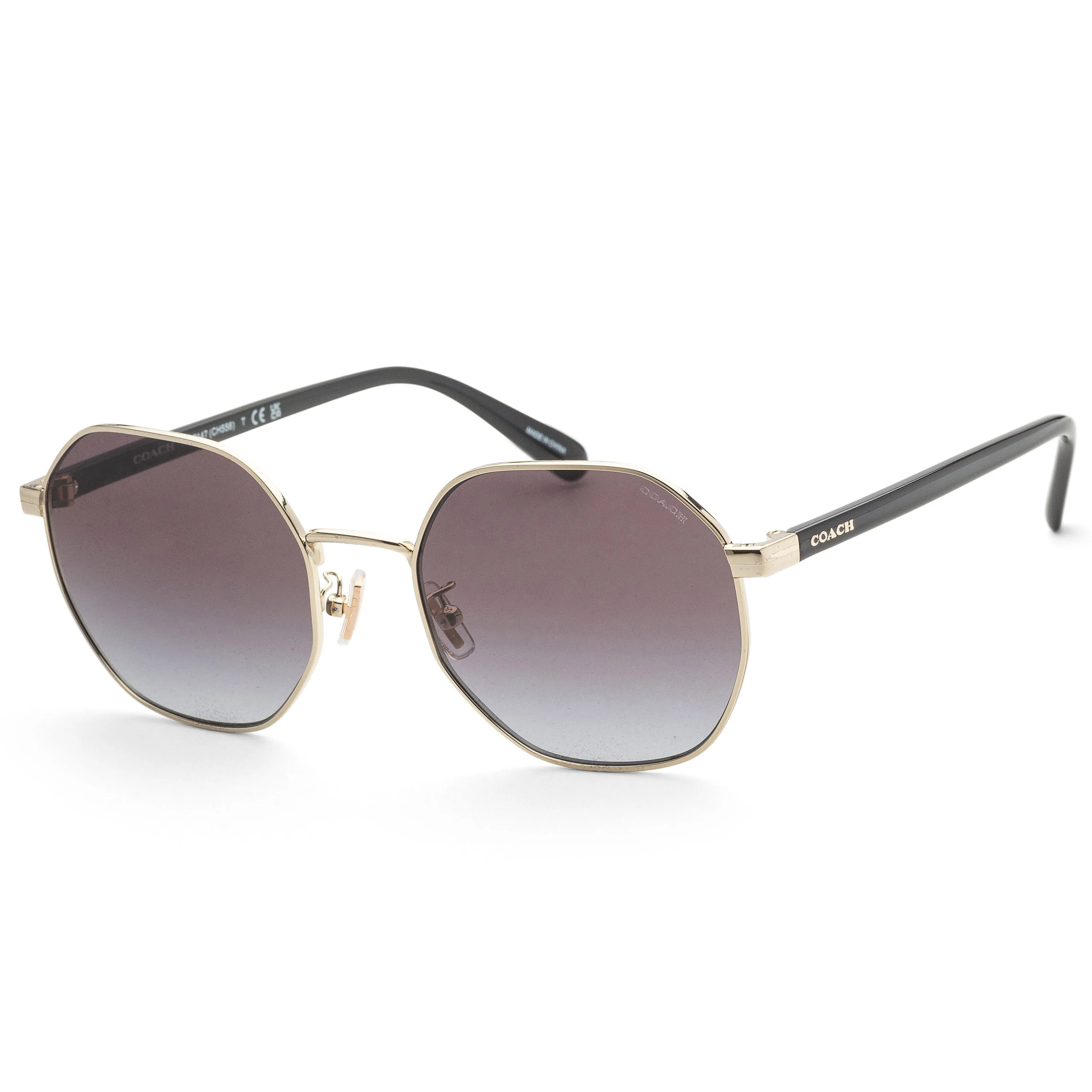 Coach Women's Fashion HC7147-90058G-56 56mm Shiny Light Gold Sunglasses sold by Ruumur