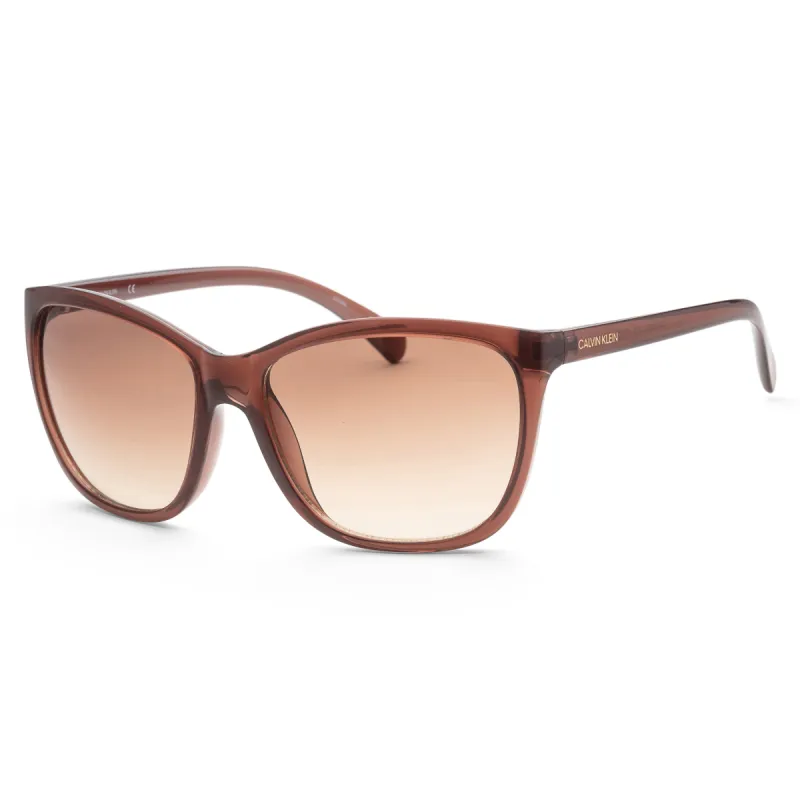 Calvin Klein Women's Fashion 60mm Milky Brown Sunglasses sold by Ruumur