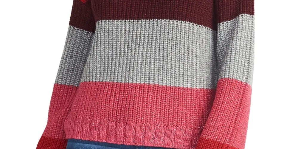 Rachel Roy Women's Colorblocked Sweater Med Pink Size X-Small sold by Ruumur product image thumbnail 3