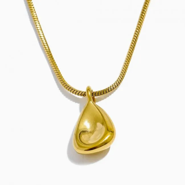 Irregular Water Drop Pendant Necklace sold by Ruumur product image thumbnail 2