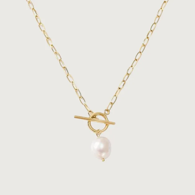 Freshwater Pearl Toggle Necklace sold by Ruumur product image thumbnail 3