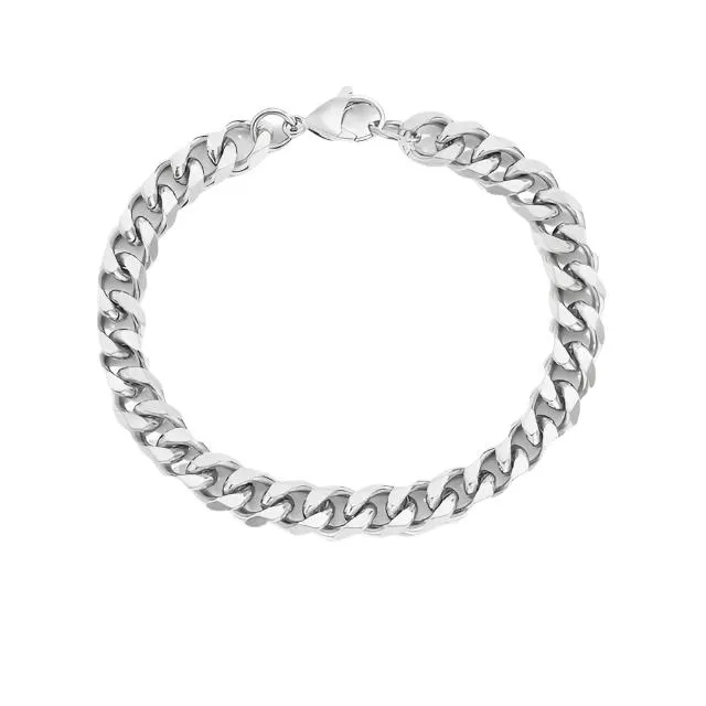 Flat Curb Chain Bracelet 4mm sold by Ruumur product image thumbnail 3