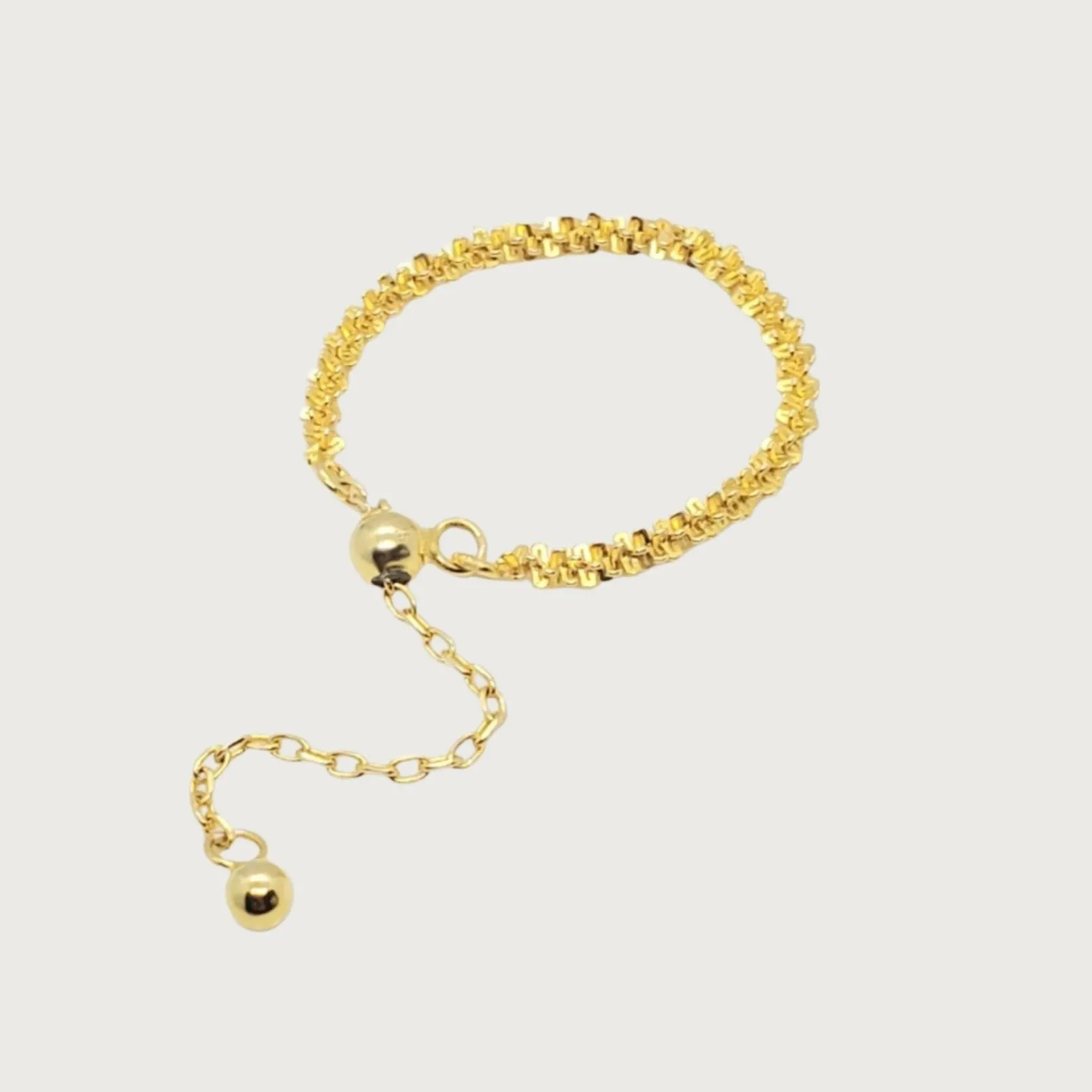 Adjustable Chain Ring - Sterling Silver sold by Ruumur product image thumbnail 3