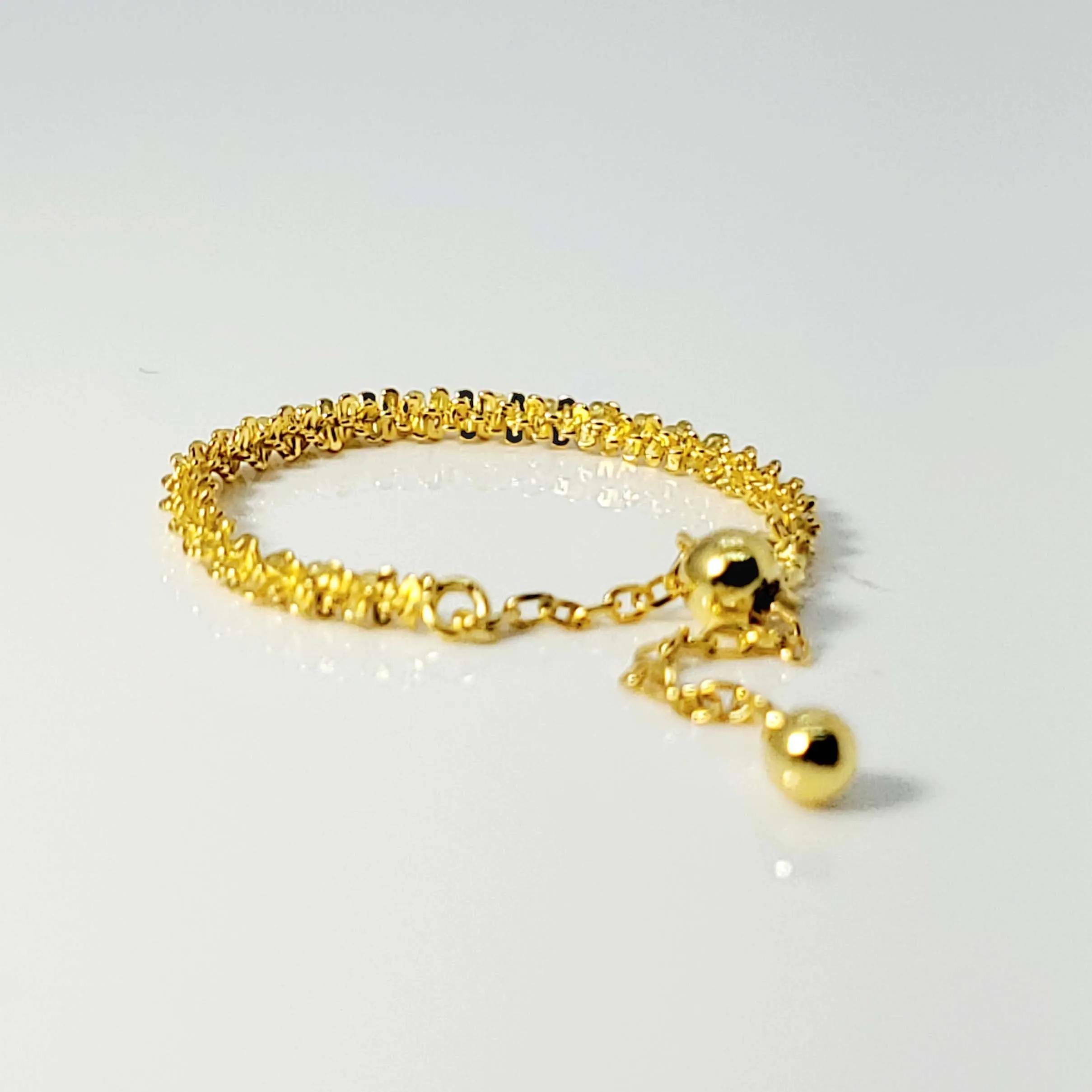 Adjustable Chain Ring - Sterling Silver sold by Ruumur