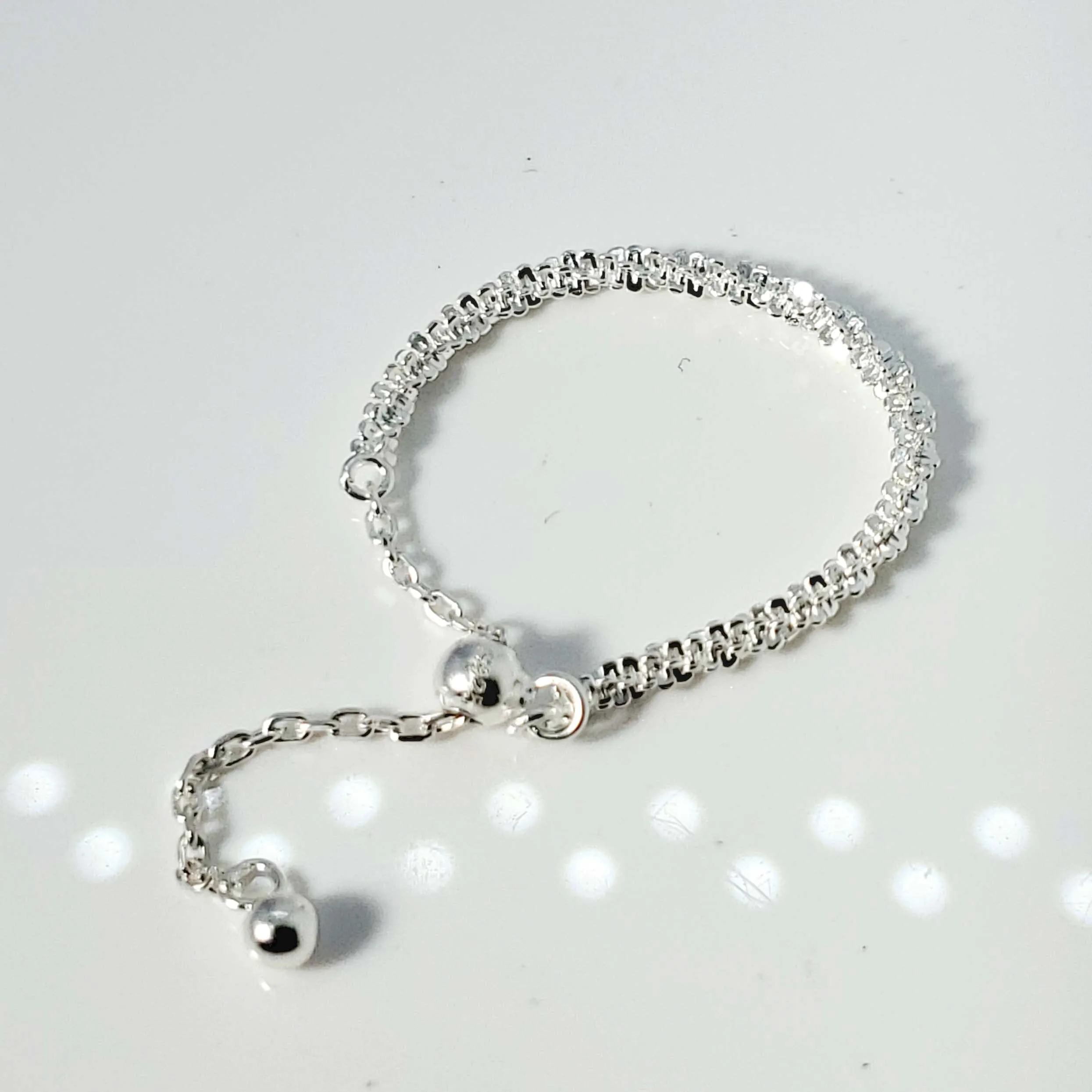 Adjustable Chain Ring - Sterling Silver sold by Ruumur product image thumbnail 4