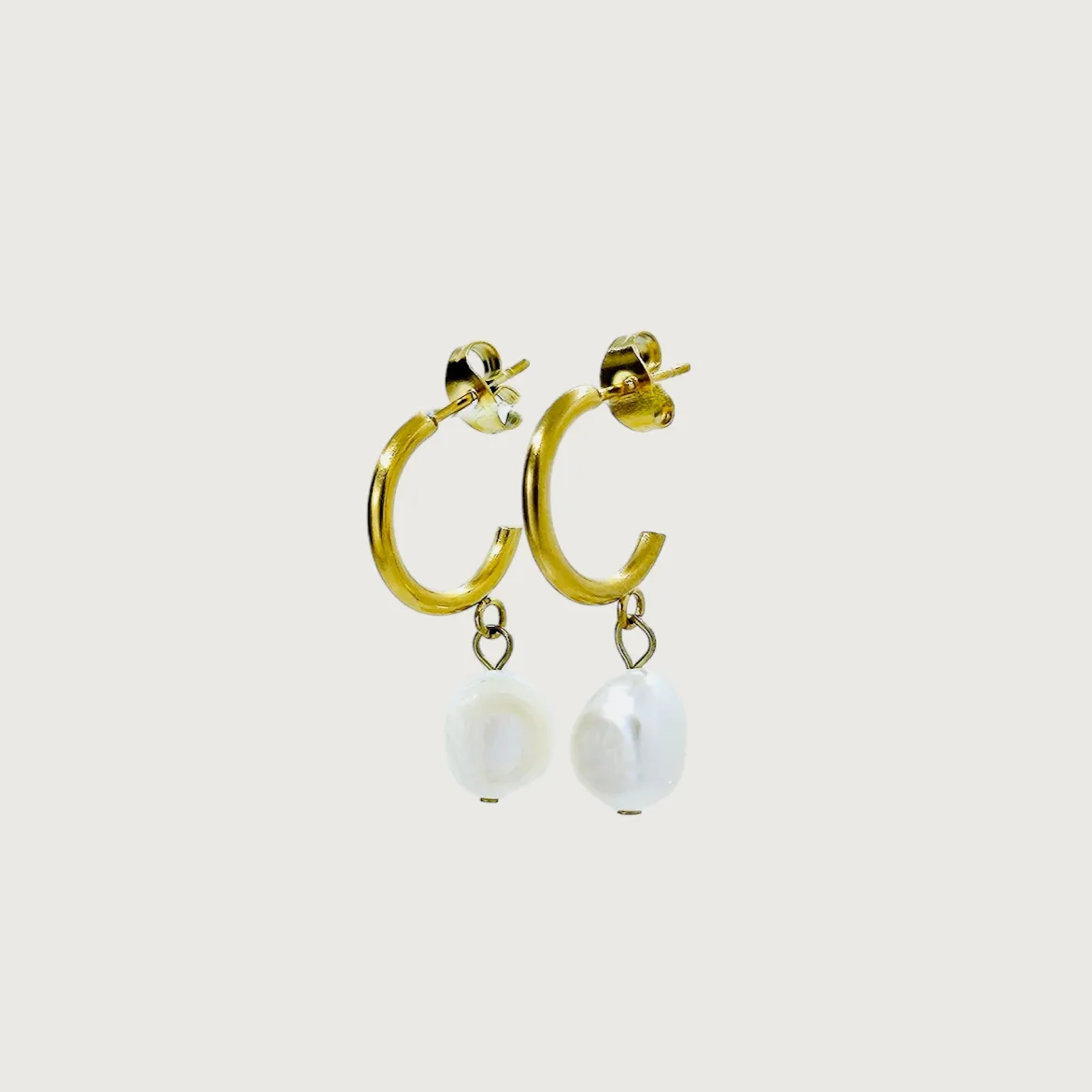 Natural Freshwater Pearl Drop Earrings sold by Ruumur product image thumbnail 2