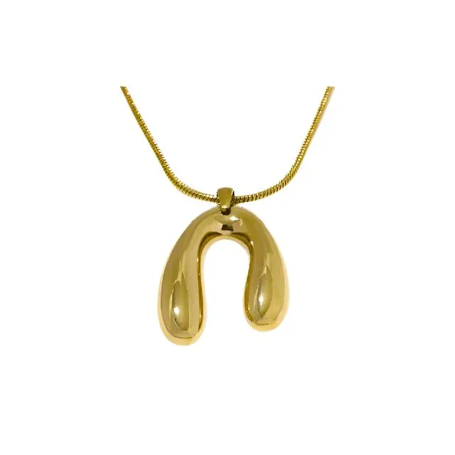 Modern Wishbone Pendant Necklace sold by Ruumur product image thumbnail 3