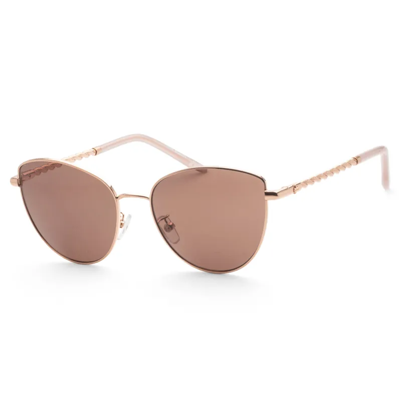 Tory Burch Women's Fashion 56mm Shiny Rose Gold Sunglasses sold by Ruumur