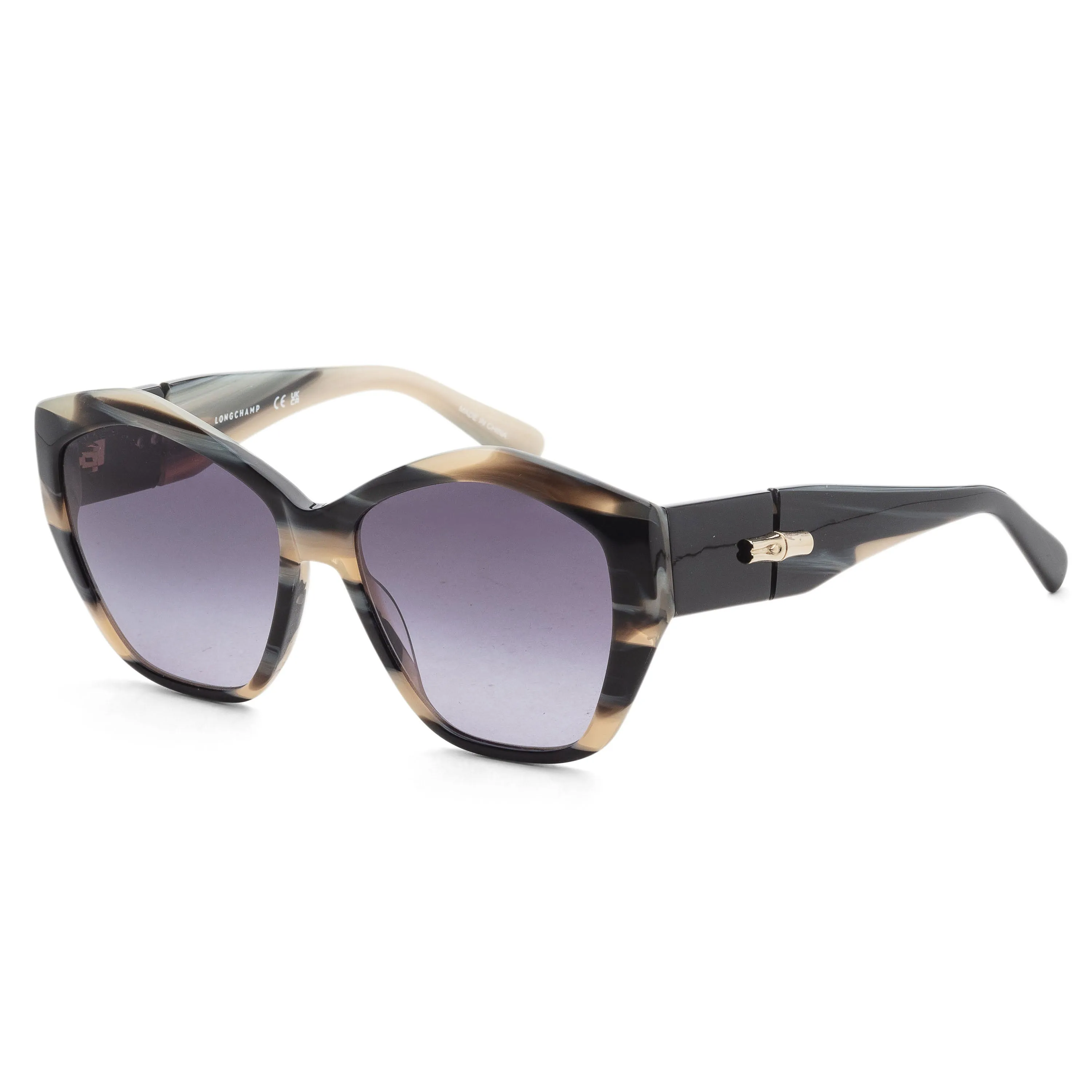 Longchamp Women's 57mm Black Horn Opticals LO712S-013 sold by Ruumur