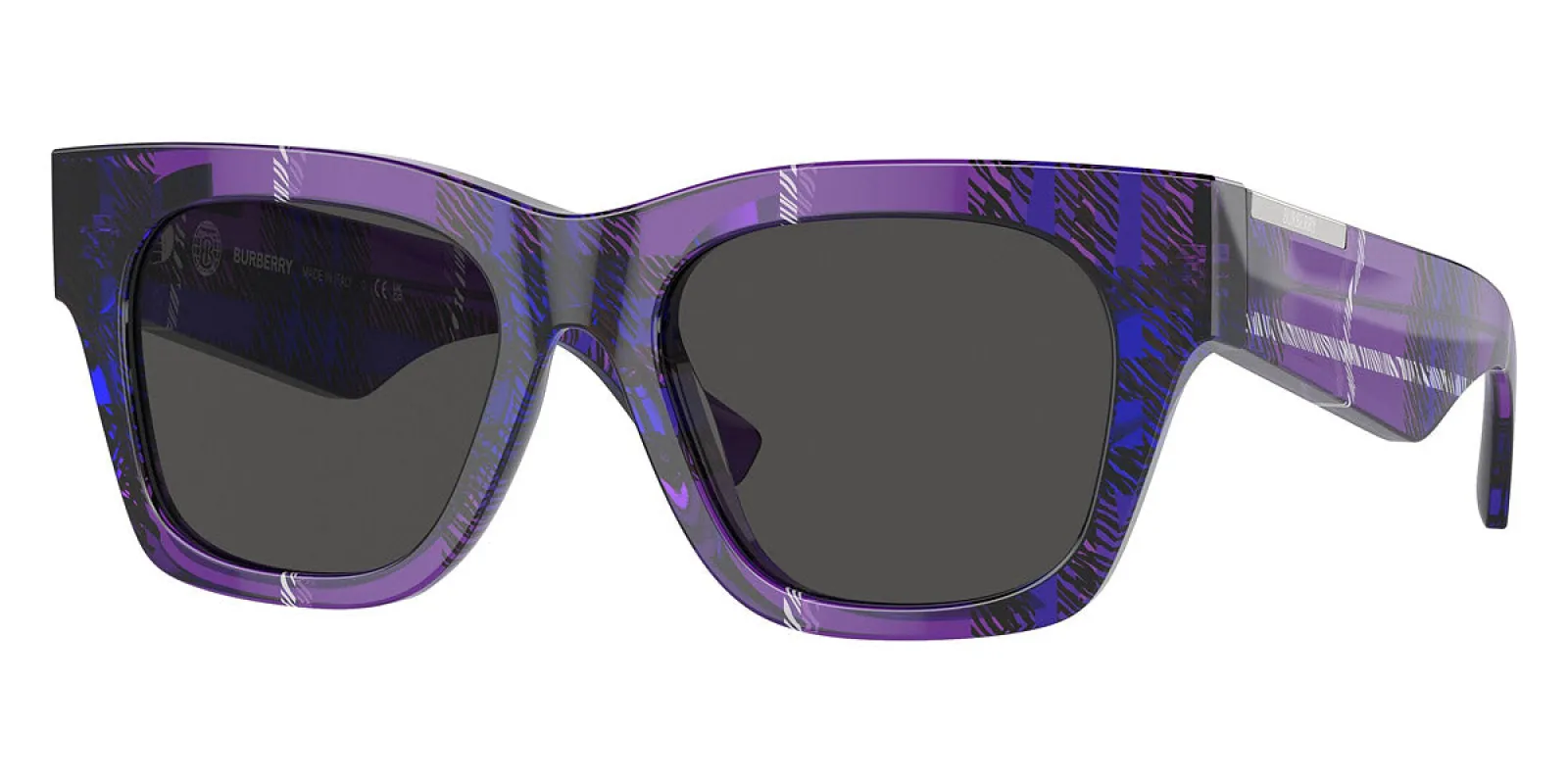 Burberry Women's 52mm Violet Checker Sunglasses BE4424F-411387-52 sold by Ruumur