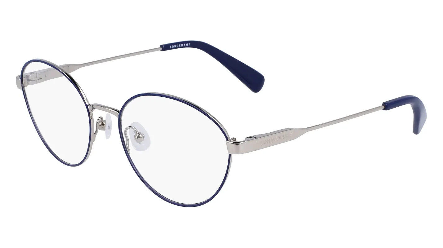 Longchamp Women's 52mm Blue Silver Opticals LO2154-042 sold by Ruumur