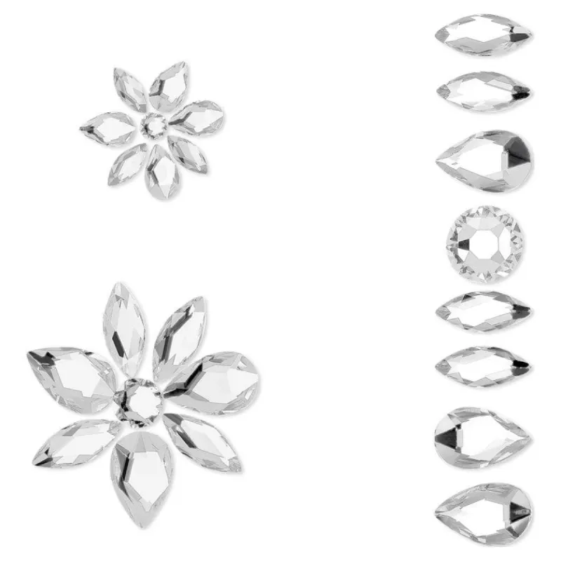 Swarovski Gema White Swarovski Crystal Women's Jewelry Set 5651981 made by Ruumur