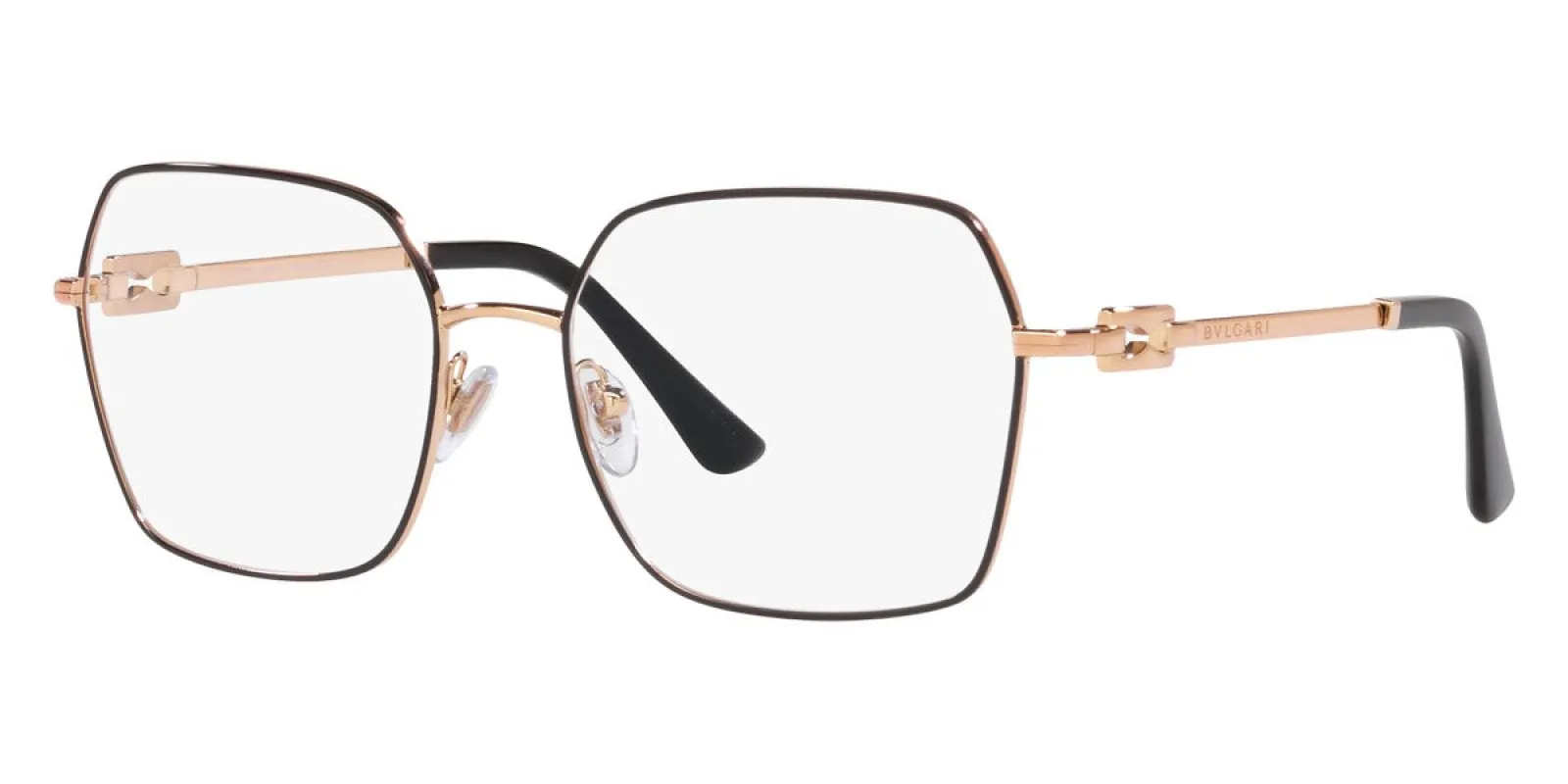 Bulgari Women's 54mm Pink Gold Black Opticals BV2240-2023-54 sold by Ruumur