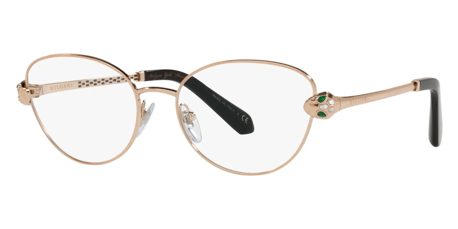 Bulgari Women's Fashion 53mm Rose Gold Opticals BV2237KB-2014-53 sold by Ruumur