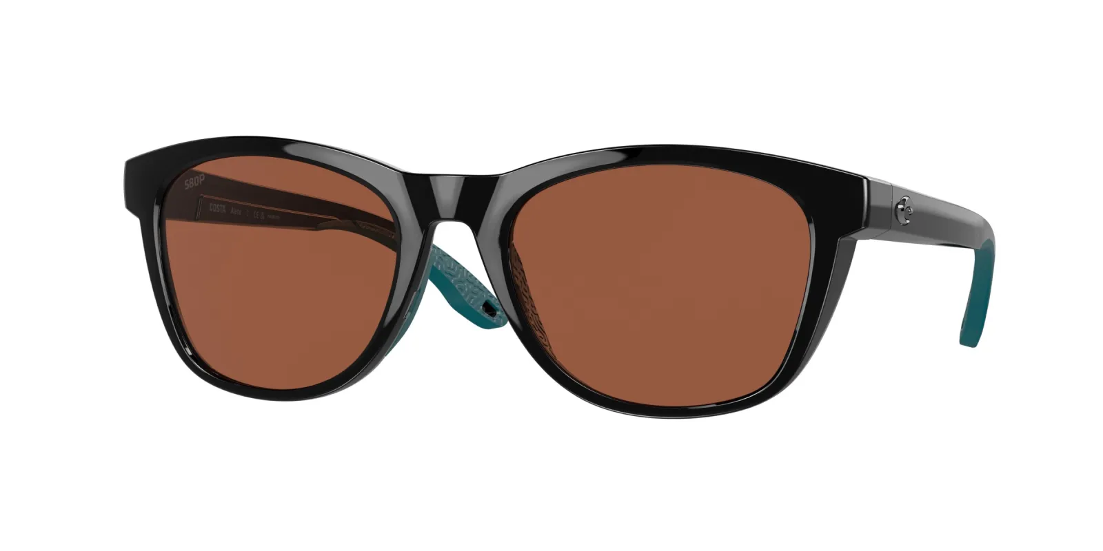 Costa Del Mar Women's Aleta 54mm Black Sunglasses Polarized 6S9108-910807-54 sold by Ruumur