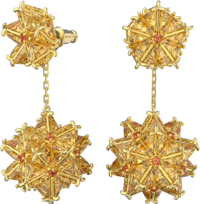Swarovski Curiosa Yellow Swarovski Crystal Women's Earrings 5600499 sold by Ruumur